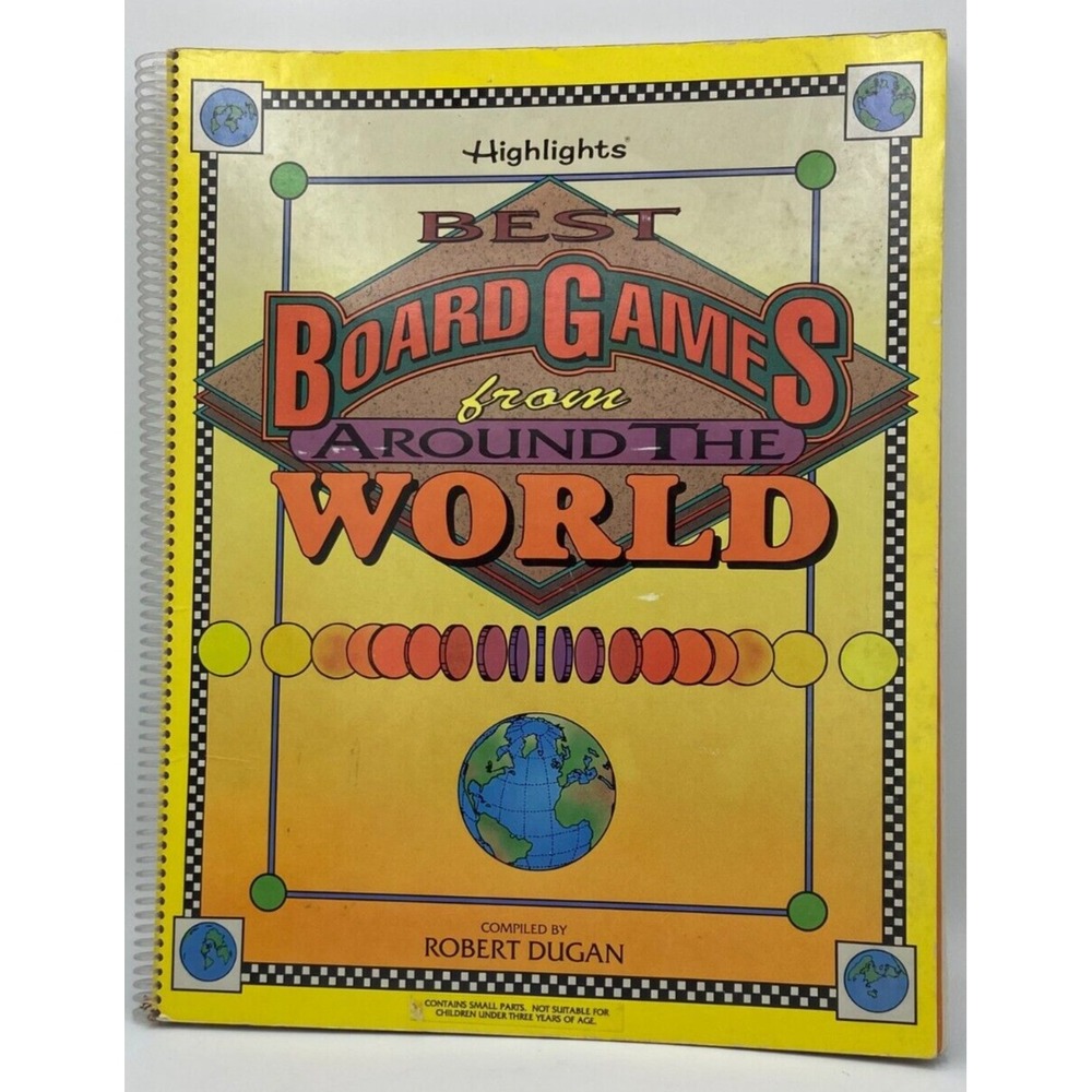 Highlights Best Board Games from Around the World 1992 Vintage